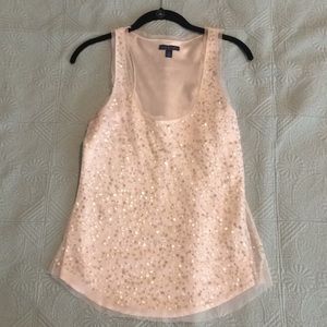 American Eagle 🌟 sequined 🌟 Razorback tank